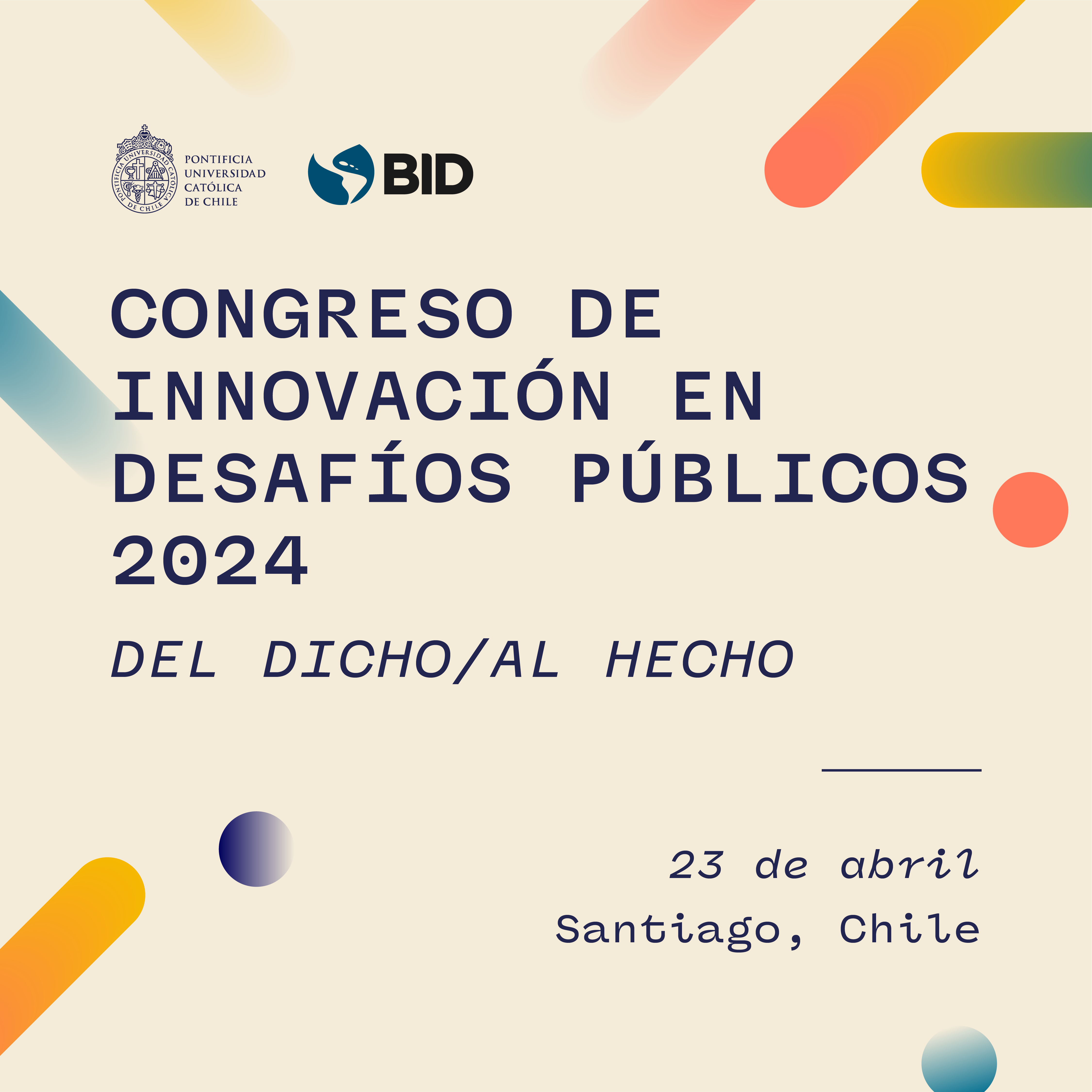CONGRESO | Innovación en Desafíos Públicos 2024: Del dicho al hecho.