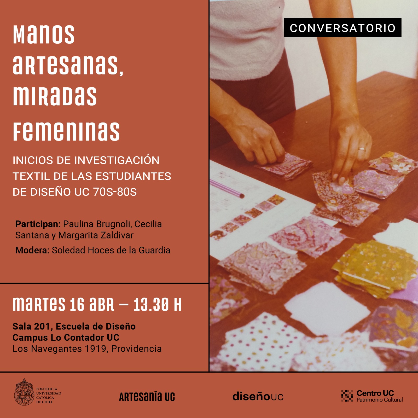 CONVERSATORIO | MANOS ARTESANAS, MIRADAS FEMENINAS