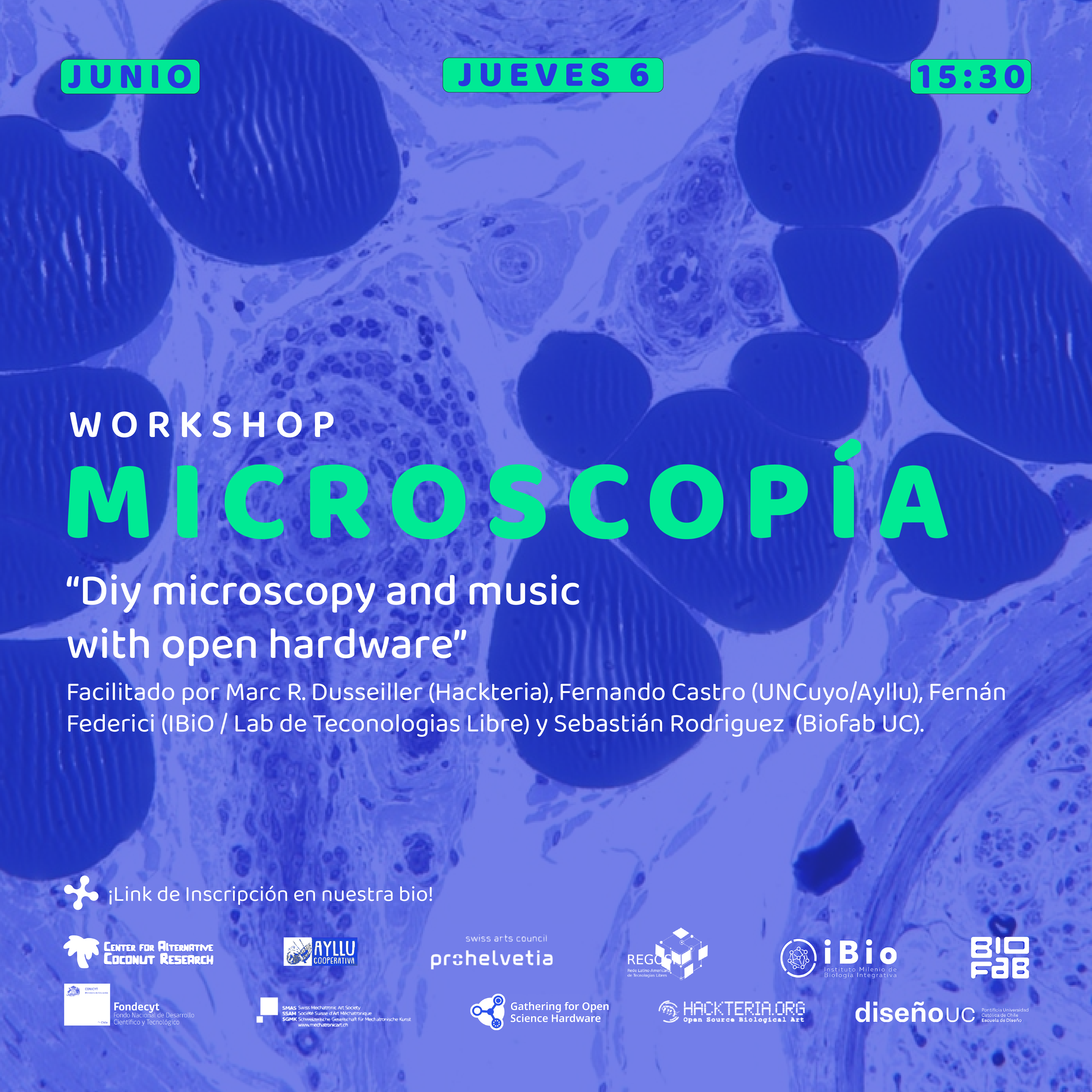 WORKSHOP | “Diy microscopy and music with open hardware”