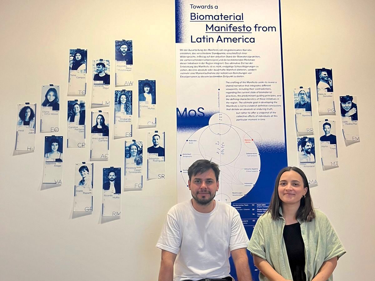 LOS ACADÉMICOS CAROLINA PACHECO Y SEBASTIÁN RODRÍGUEZ EXPONEN EN MATERIA DEL SUR (MOS) — CULTURAS BIOMATERIALES DE LATINOAMÉRICA